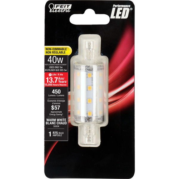 Feit Electric LED R7S R7 WW 40W BPJ78/LED